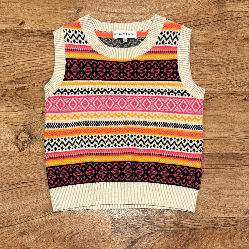 Willow & Wind Sweater Vest Women's, sz. S